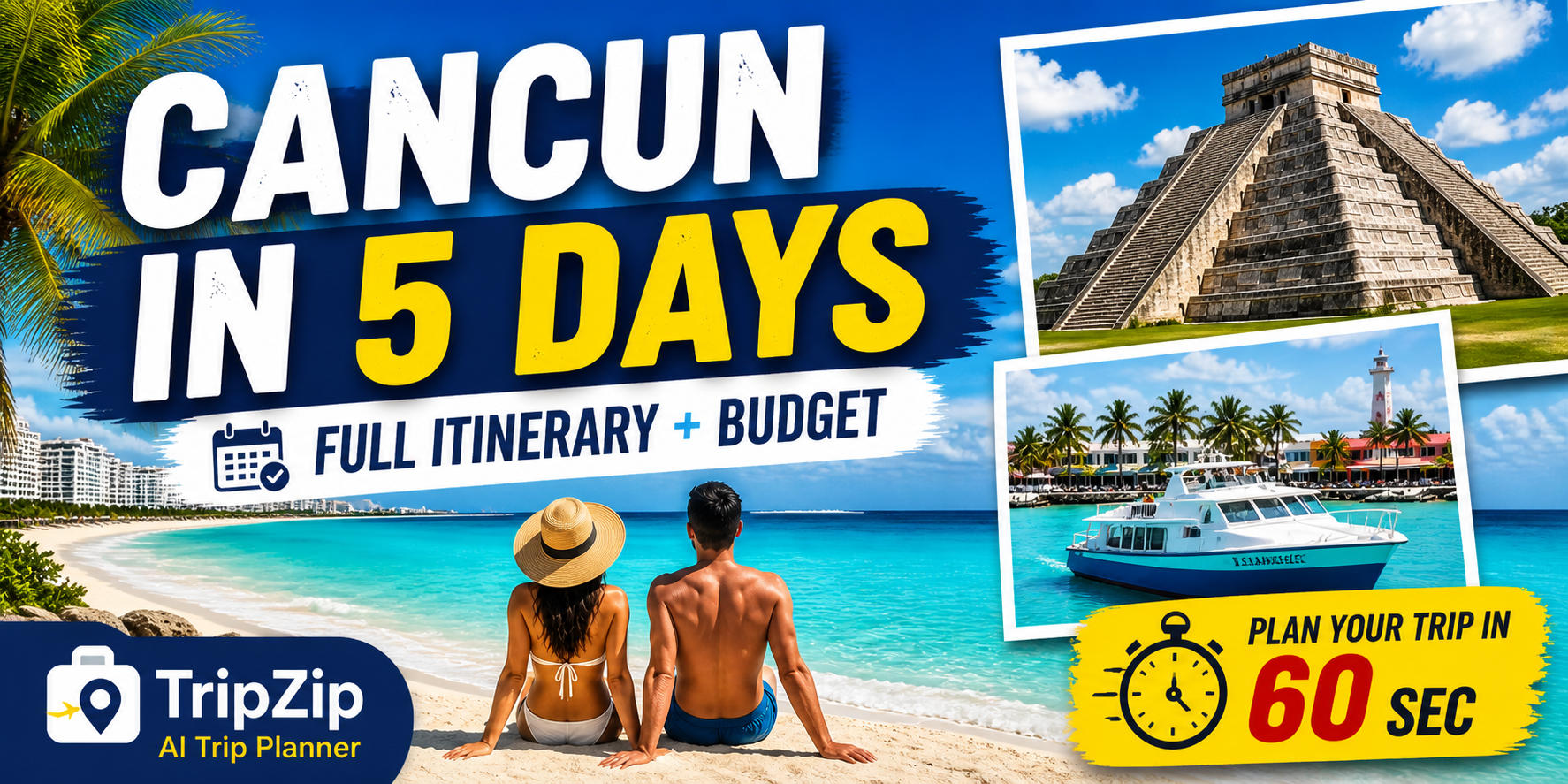 Cancun Itinerary 5 Days (2026) – Complete Travel Plan + Budget Guide
